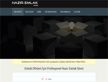 Tablet Screenshot of haziremlaksitesi.com